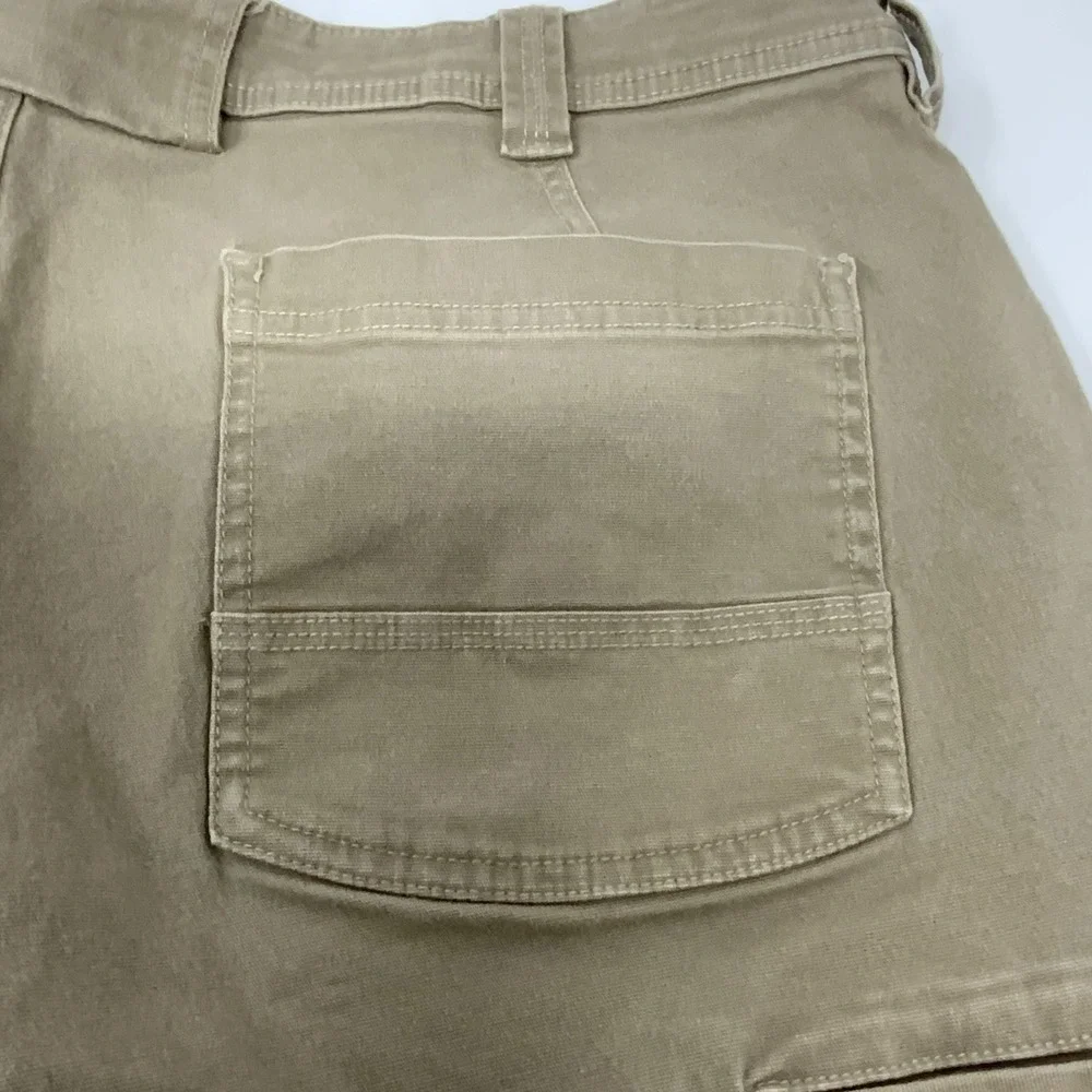 Duluth Trading Company Mens Sizes 42x32 Golden Brown‎ Tan Flex Firehose Pants